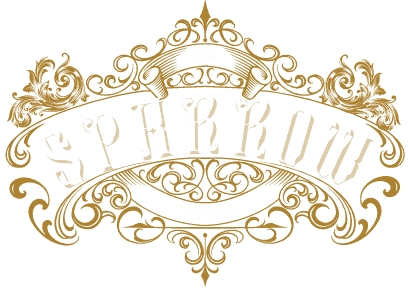 Ornate design with a small bird logo at the top and the text "Sparrow Tattoo" in an elegant, decorative font. Ideal for those seeking skilled tattoo artists in Nassau County NY. The background is a warm beige color.